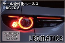 画像1: KG CX-8 LED テール全灯化ハーネス (1)