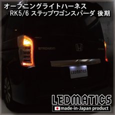 画像2: RK5/6 ステップワゴンスパーダオープニングライトハーネス [LEDウェルカムランプ] (2)