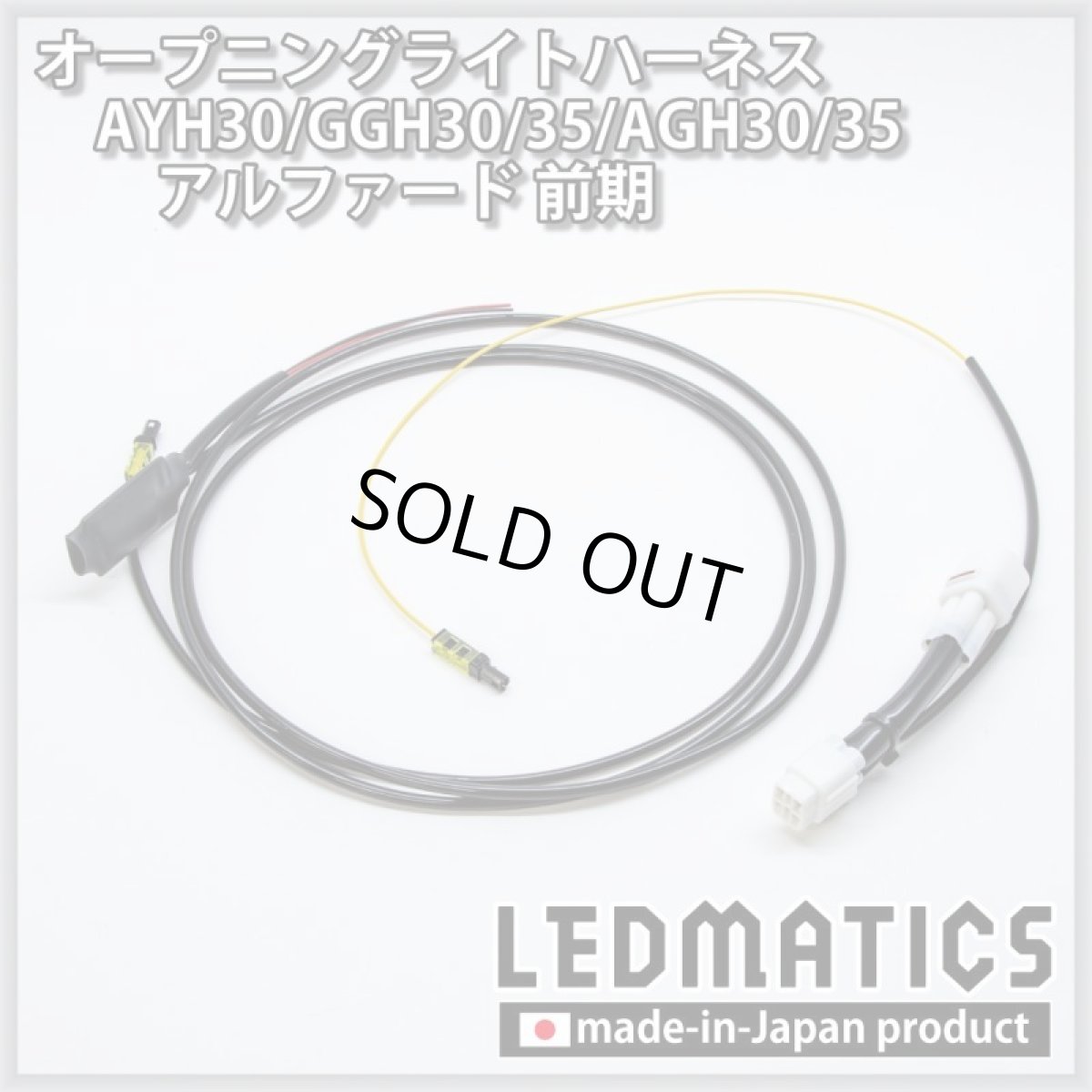 画像2: AYH30/GGH30/35/AGH30/35 アルファード 前期 オープニングライトハーネス [LEDウェルカムランプ] (2)