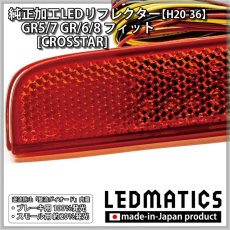 画像4: GR5/7 GR6/8 フィット [CROSSTAR] 純正加工LEDリフレクター H20-36 (4)