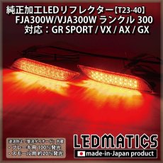 画像1: FJA300W/VJA300W ランドクルーザー ランクル300 純正加工LEDリフレクター T23-40 (1)