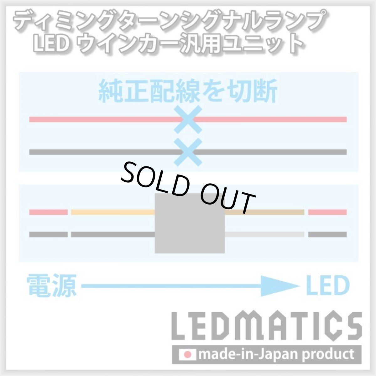 画像3: ディミングターンシグナルランプ 汎用ユニット 2個セット (3)