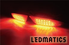 画像1: ZNE16カローラフィールダー後期 純正加工LEDリフレクター T15-40 (1)