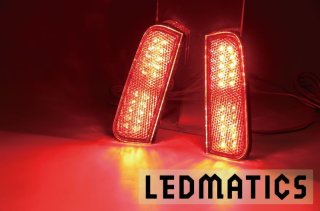 ヴィッツ　Vitz 130系テールランプ　左右 LEDMATICS 130系 ヴィッツ Vitz 後期3型 LEDライン発光