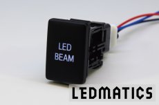 画像1: トヨタ LED BEAMスイッチ PLなし 白LED SW-LB1 [受注生産] (1)