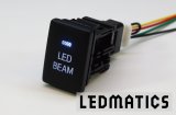 トヨタ LED BEAMスイッチ PLあり 白LED/青LED SW-LB2