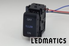 画像1: 日産 オーテック イルミスイッチ 白LED SW-OI12 [3営業日程度で出荷] (1)
