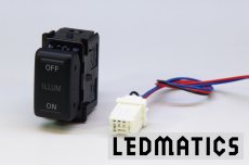 画像2: 日産 オーテック イルミスイッチ 白LED SW-OI12 [3営業日程度で出荷] (2)