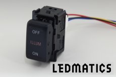 画像2: 日産 オーテック イルミスイッチ 純正LED/黄LED SW-OI21 [3営業日程度で出荷] (2)