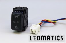 画像3: 日産 オーテック イルミスイッチ 白LED/青LED SW-OI22 [3営業日程度で出荷] (3)