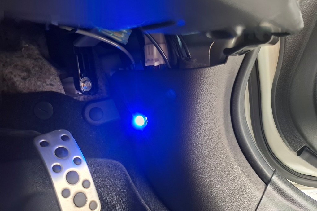 WRX STI スバルオプションフットランプ LED打ち替え