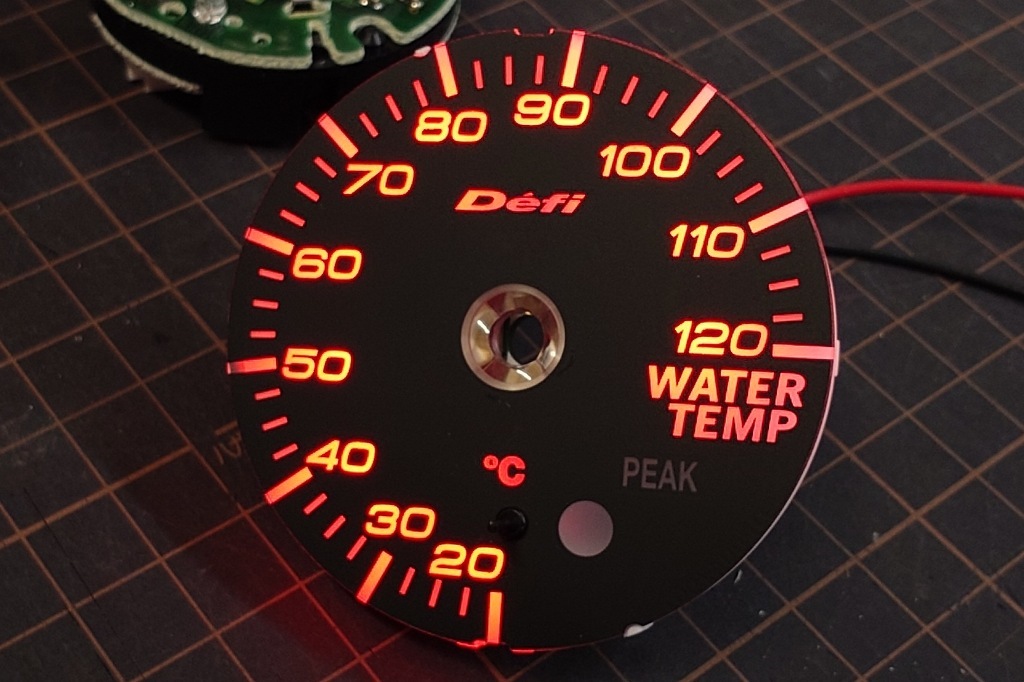 Defi リンクメーターBF LED打ち替え