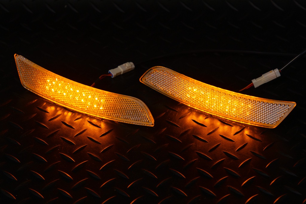 カマロ 純正加工LEDリフレクター/前後サイドマーカー作成