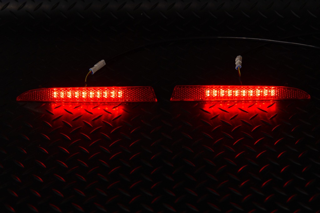カマロ 純正加工LEDリフレクター/前後サイドマーカー作成