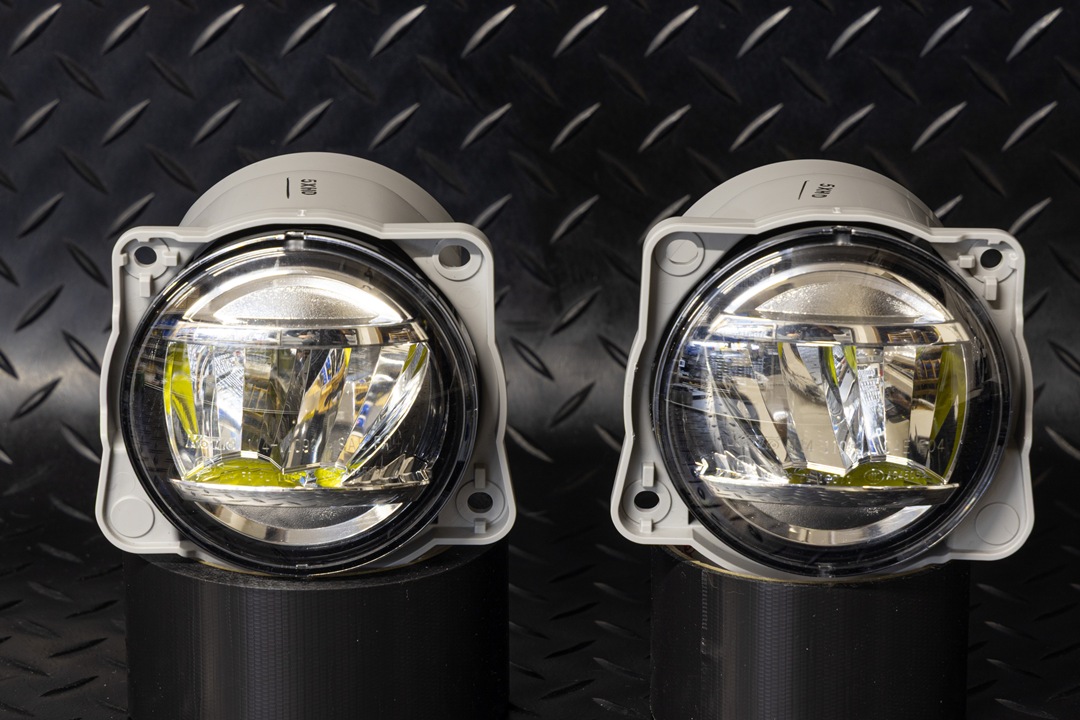 LA150S ムーヴカスタム 純正加工LEDイエローフォグランプ