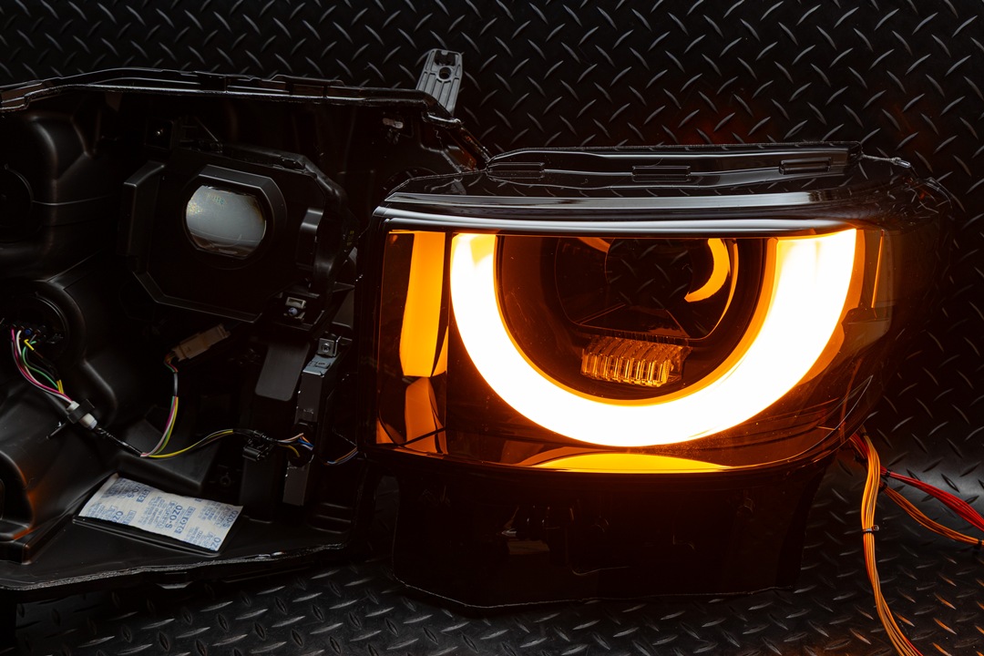 BA1A デリカミニ 強発光デイライト/ウインカー移設ヘッドライト