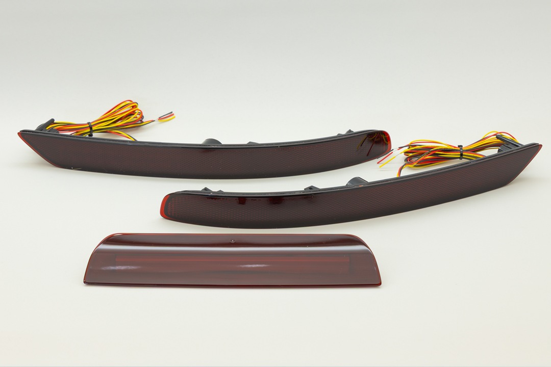 GN0W アウトランダー LED加工ハイマウントストップランプ 純正加工LEDリフレクター