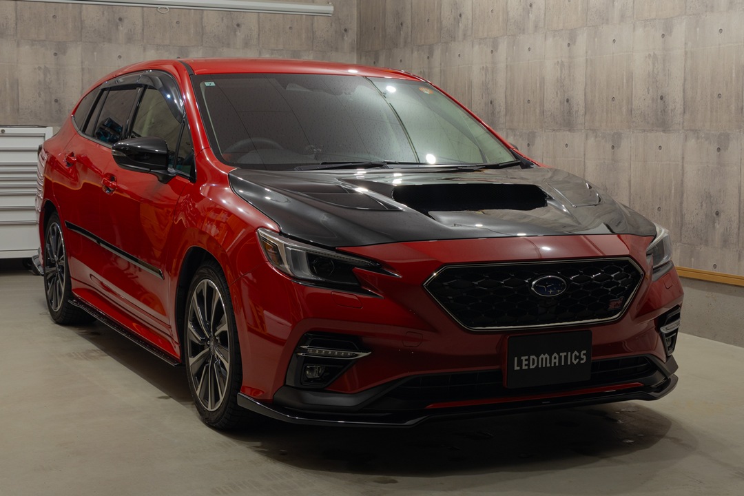 VN レヴォーグ シーケンシャルウインカー/強発光デイライト ヘッドライト加工