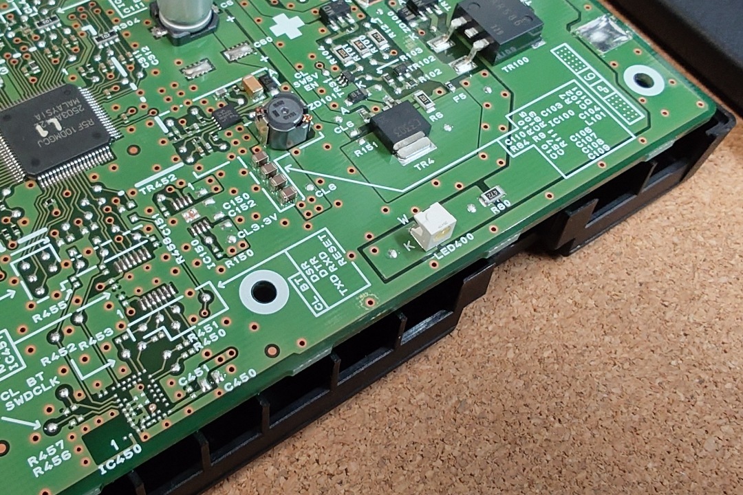 Defi ADVANCE A1 メーター ピンクLED打ち替え加工