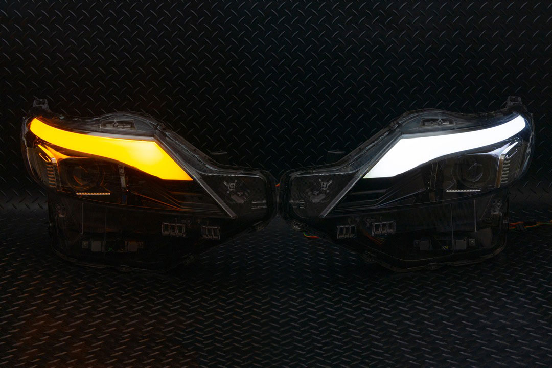 B44A ルークス ハイウェイスター ヘッドライト シーケンシャルウインカー加工