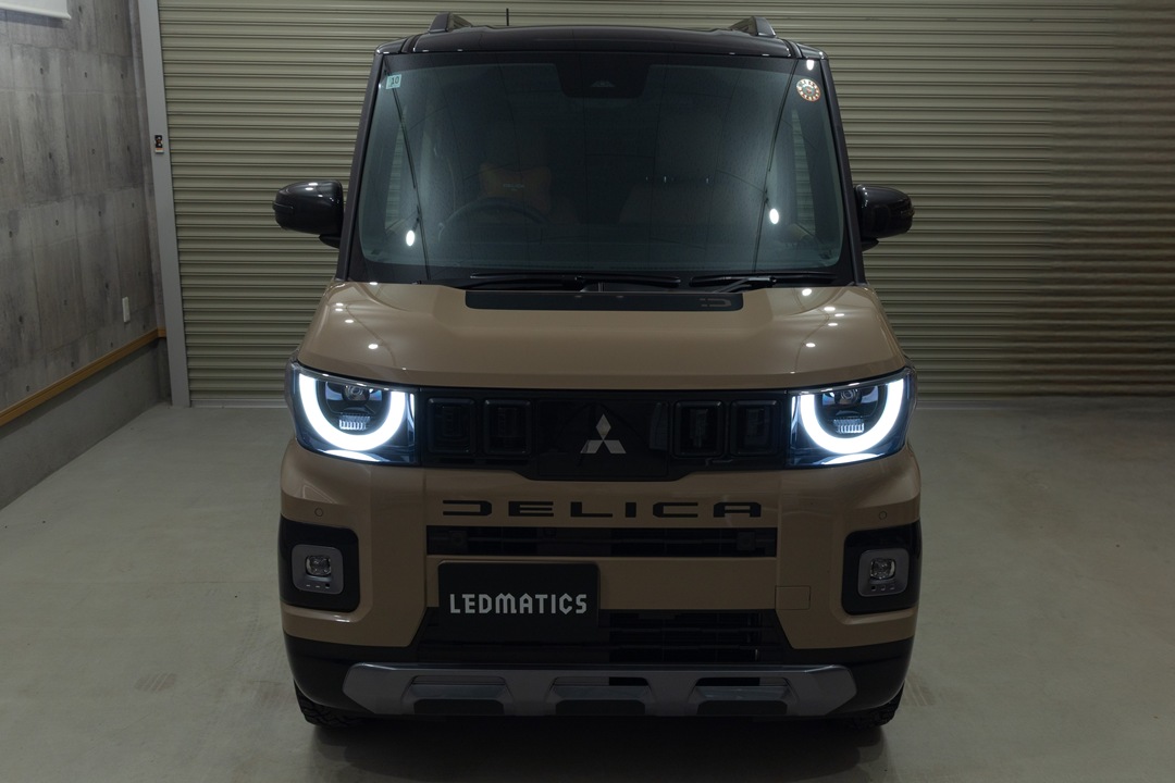 BA1A デリカミニ 強発光デイライト/ウインカー移設加工ヘッドライト