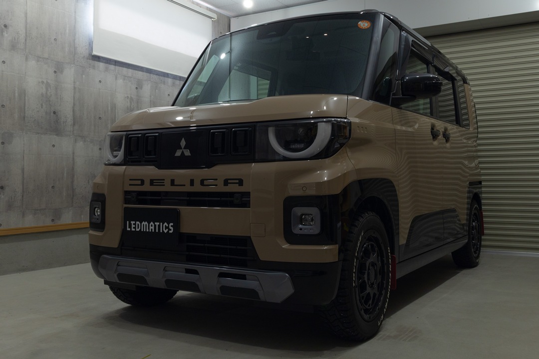 BA1A デリカミニ 強発光デイライト/ウインカー移設加工ヘッドライト