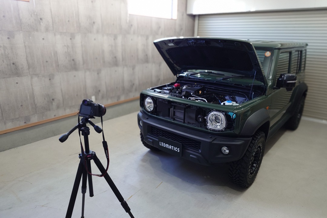 JC74W ジムニー ノマド ハロゲンヘッドライト移植ハーネス