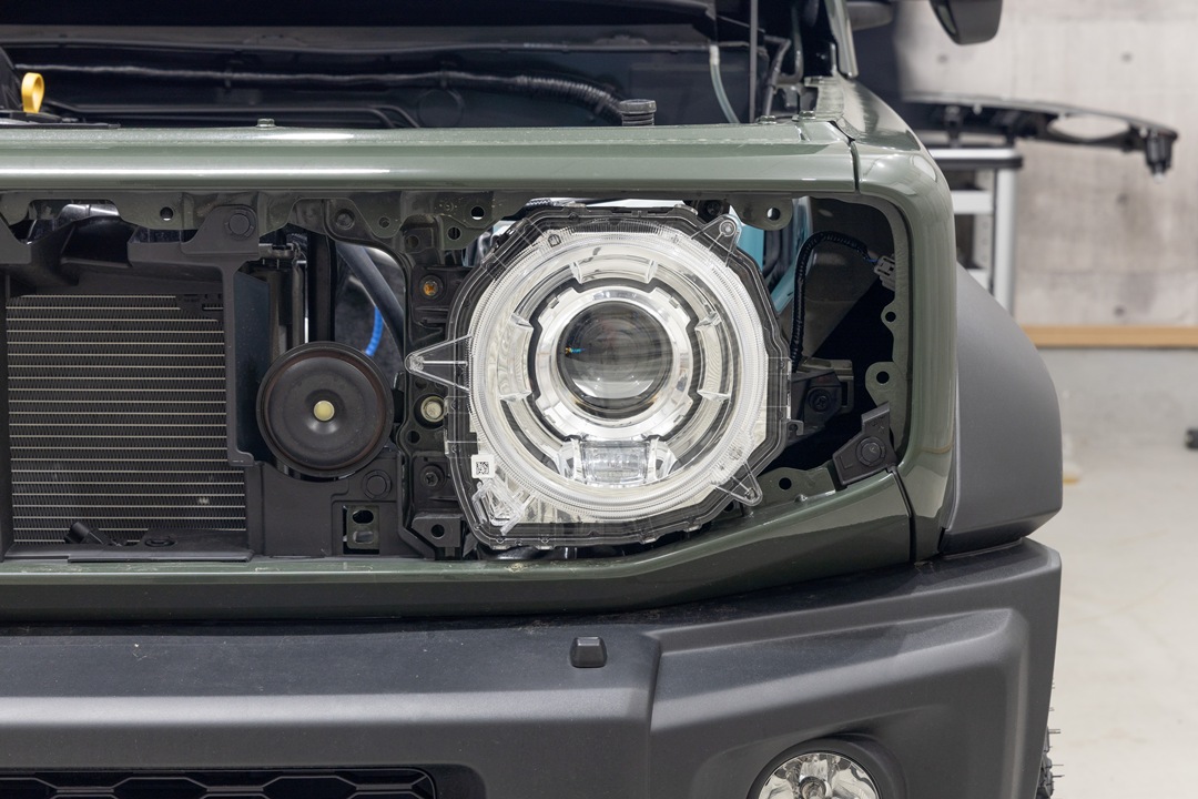 JC74W ジムニー ノマド ハロゲンヘッドライト移植ハーネス