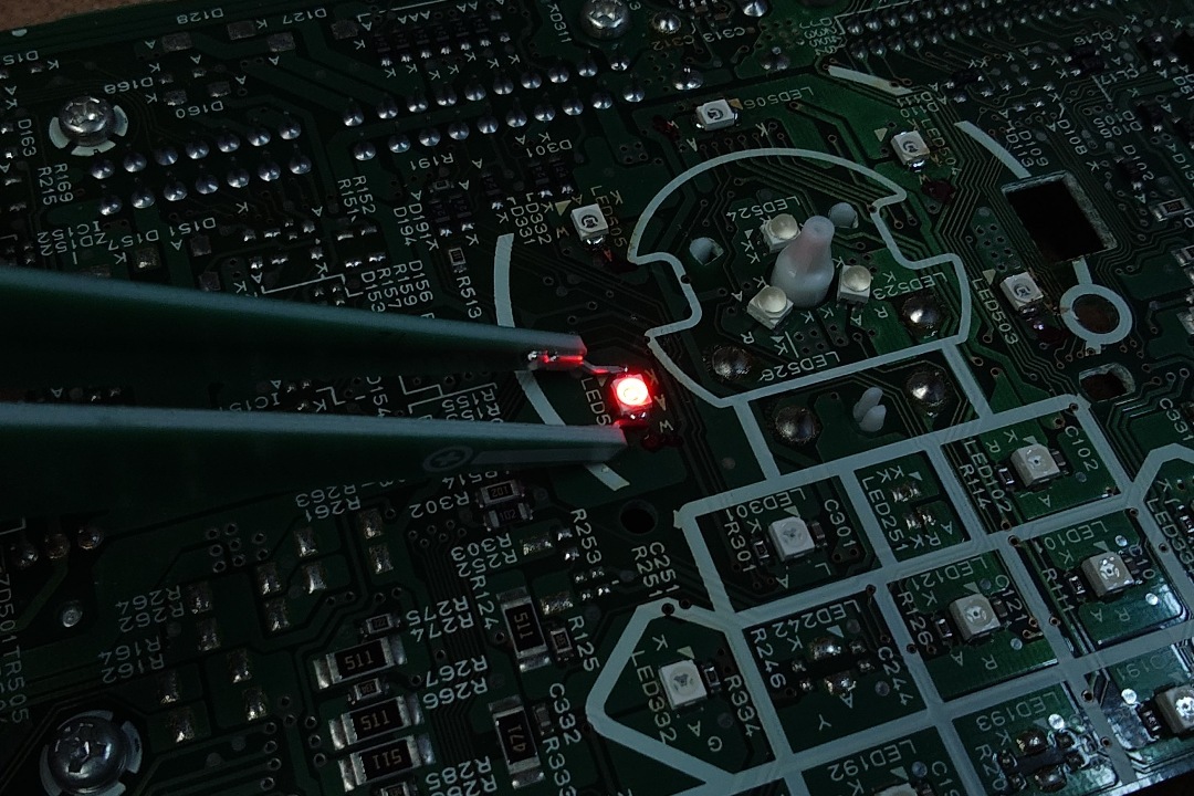 GD3 フィット メーター LED打ち替え