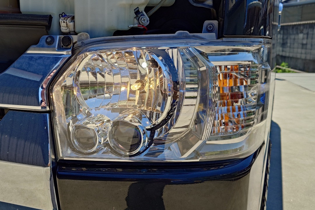 200系 ハイエース ハロゲン-LED ヘッドライト変換ハーネス 点灯不良相談