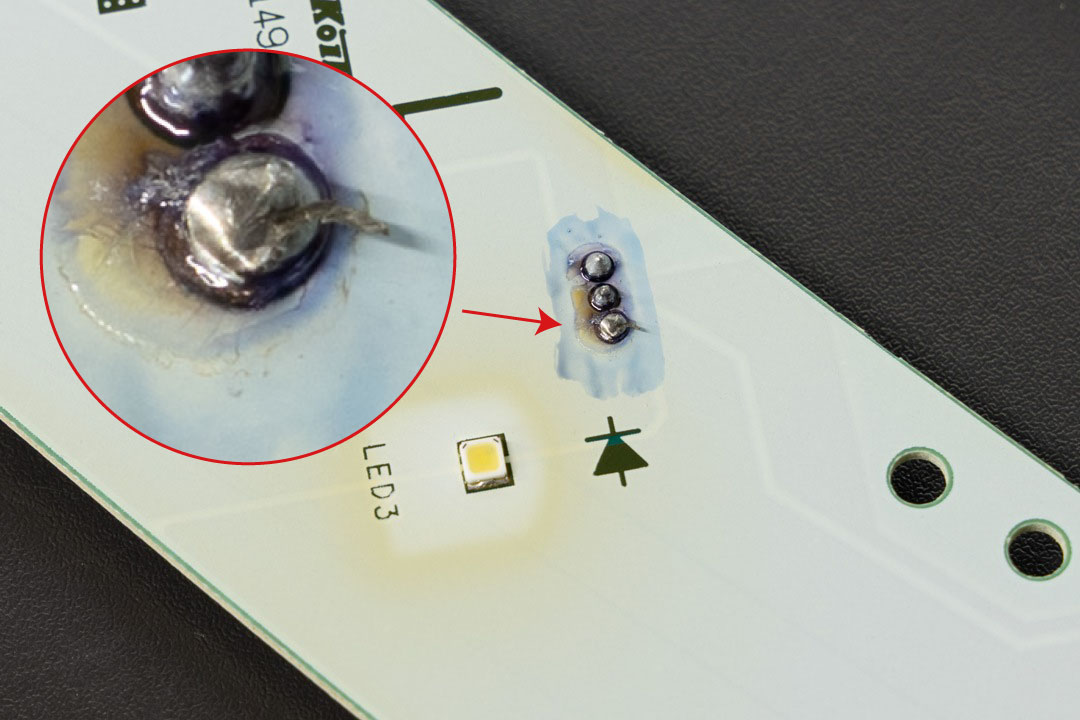 ZF1 CR-Z ヘッドライト スモールLED 不点灯修理