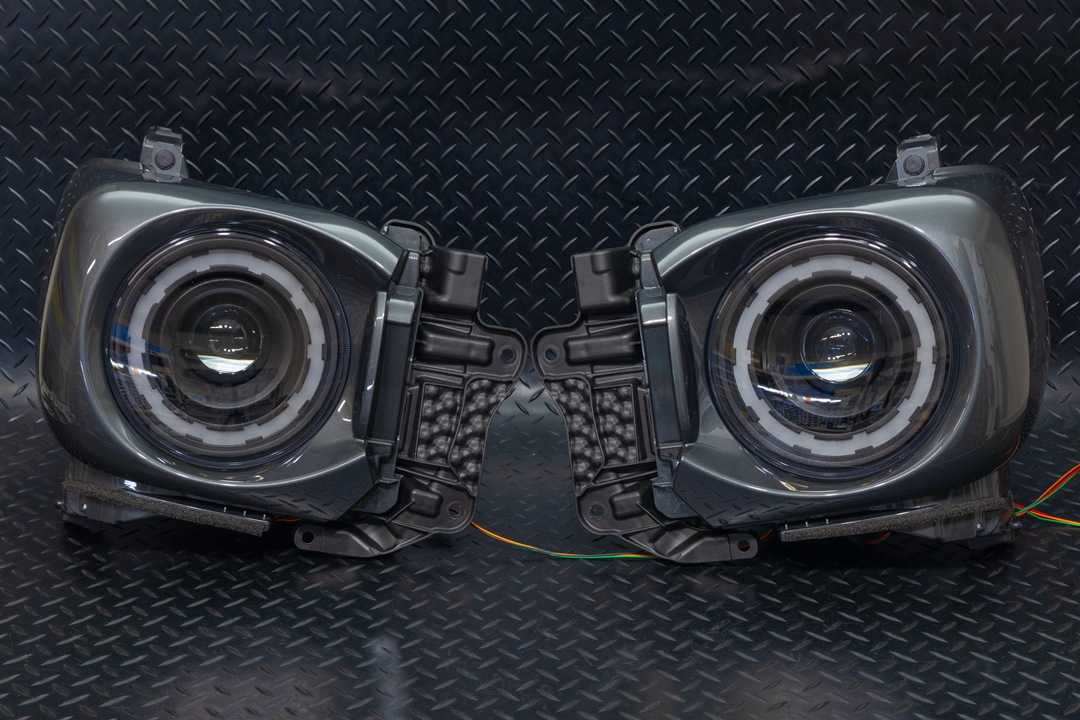 MK94S スペーシアギア 純正加工LEDヘッドライト デイライト/ウインカー加工
