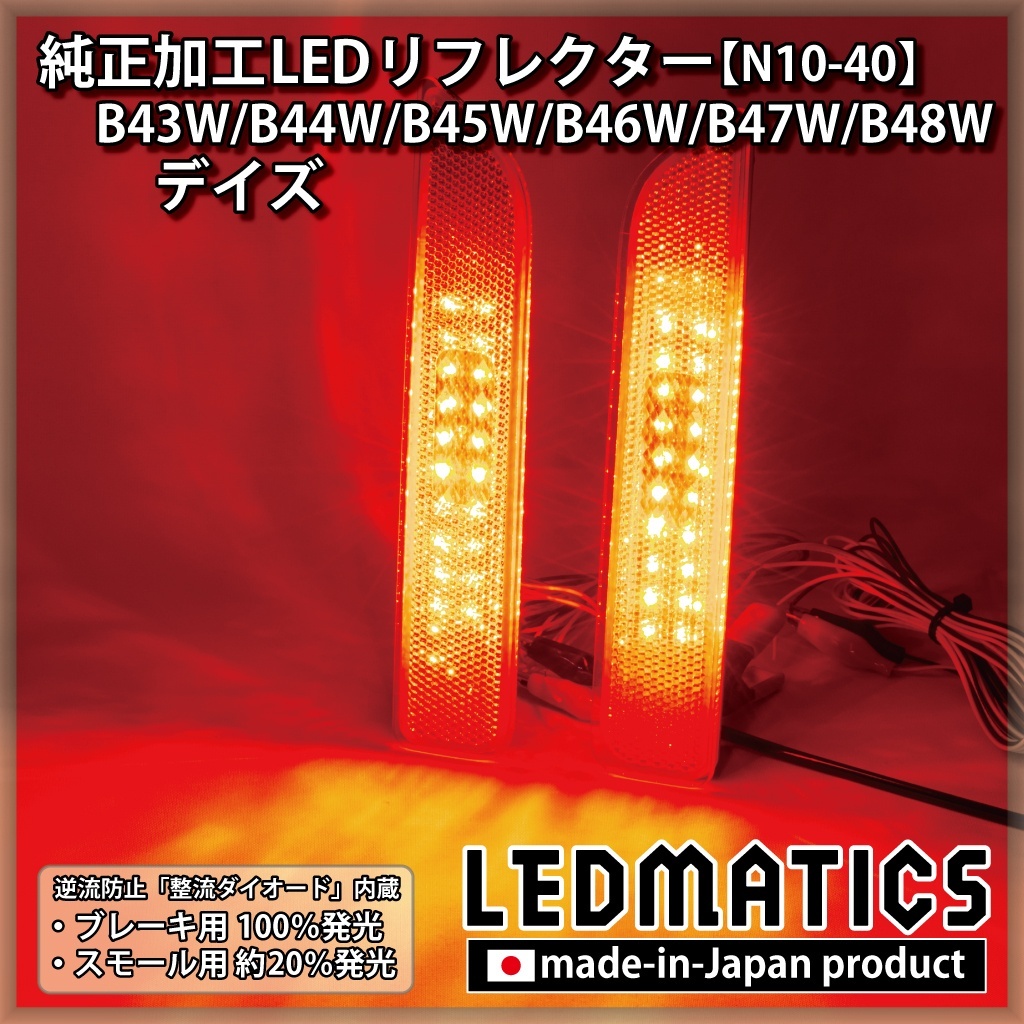 B43W/B44W/B45W/B46W/B47W/B48W デイズ 後期 純正加工LEDリフレクター N10-40