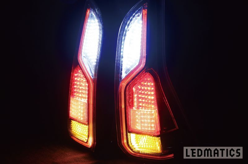 MK53S スペーシアカスタム シーケンシャルウインカー加工 LED 