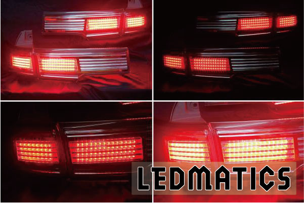 E52 エルグランド LEDアッパーテール 後期HS/R用クリア 新品1003